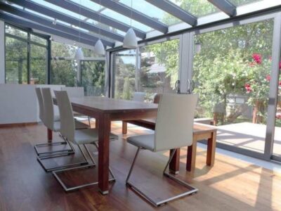 Brackenwood Conservatory Interior Modern Light Grey