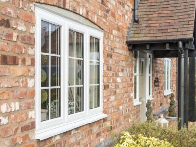 Brackenwood White Casement Windows Arched Head