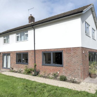 black double glazing